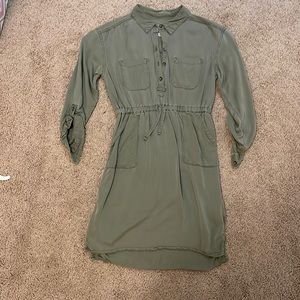 Large army green Old Navy dress